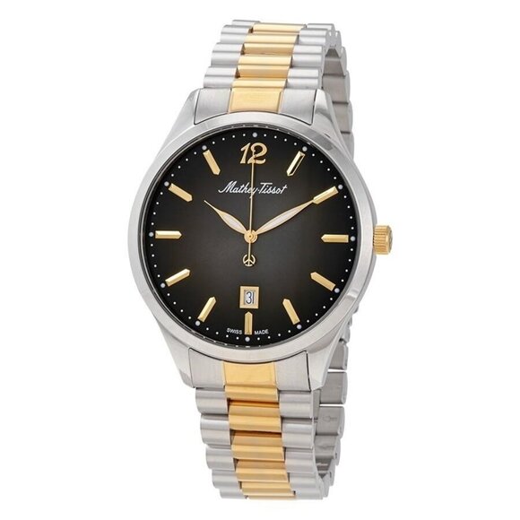 NWT Mathey-Tissot Fashion Men's Quartz Steel Authentic Watch - Picture 1 of 3